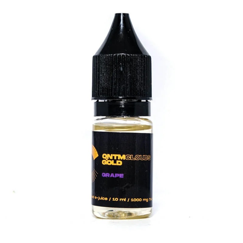 Buy QNTM Clouds Gold THC Vape Liquid Grape Online